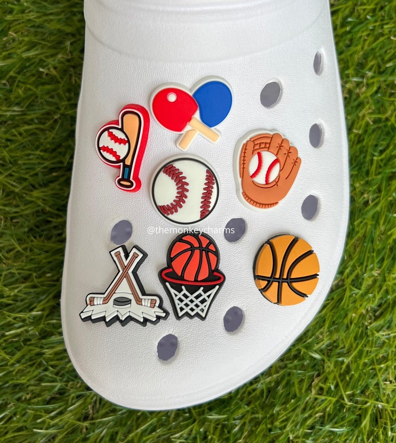 Sports Croc Charm Lacrosse Shoe Charm Basketball Charm Etsy