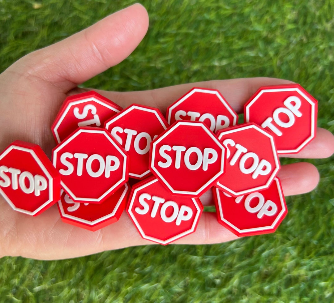 Stop Sign Shoe Charm Traffic Stop Croc Charm Shoe Charms for Clogs Shoe Accessories Etsy