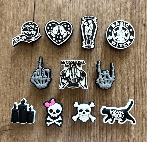 goth crocs charms｜TikTok Search