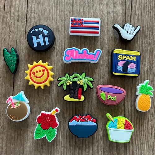 Hawaii Croc Charms Aloha Shoe Charm Shaka Shoe Pins for - Etsy New Zealand