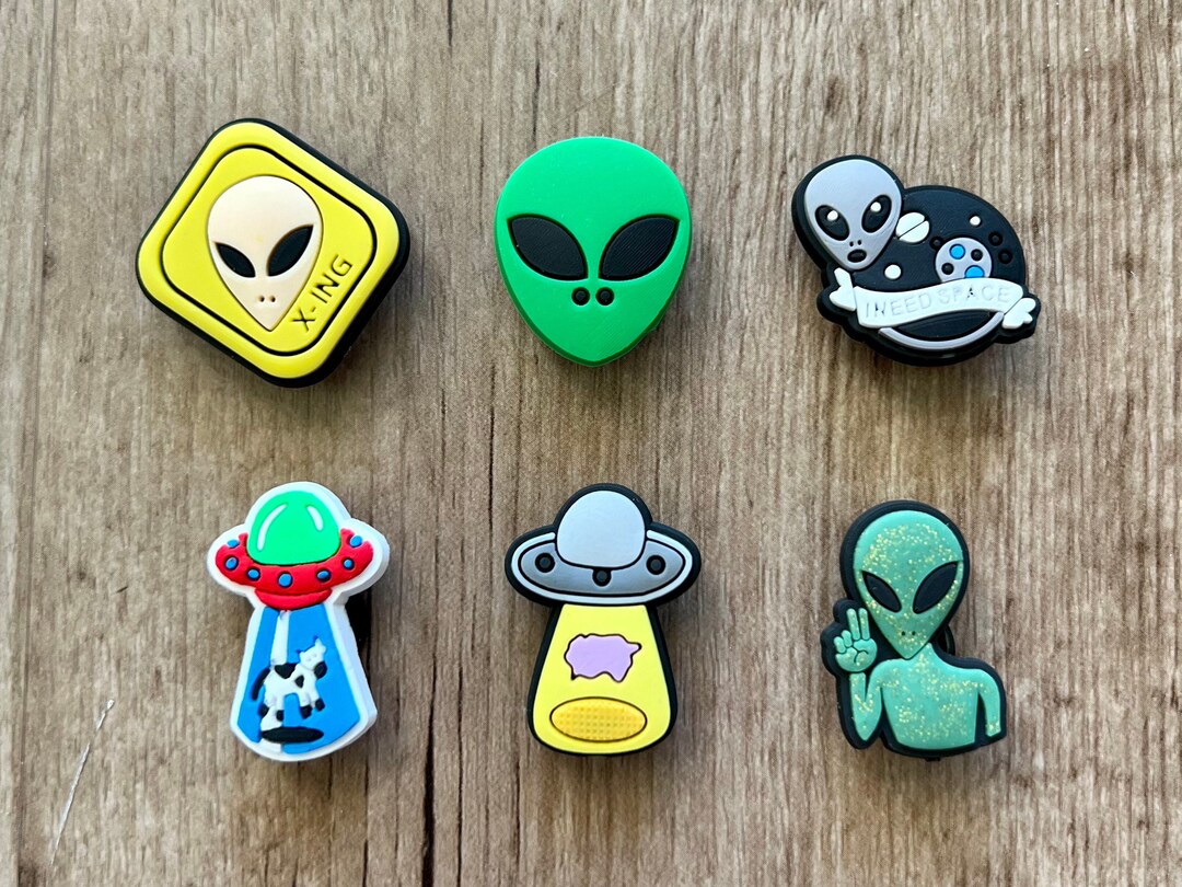 Alien Shoe Charms Extra Terrestrial Shoe Charms Space Croc - Etsy ...