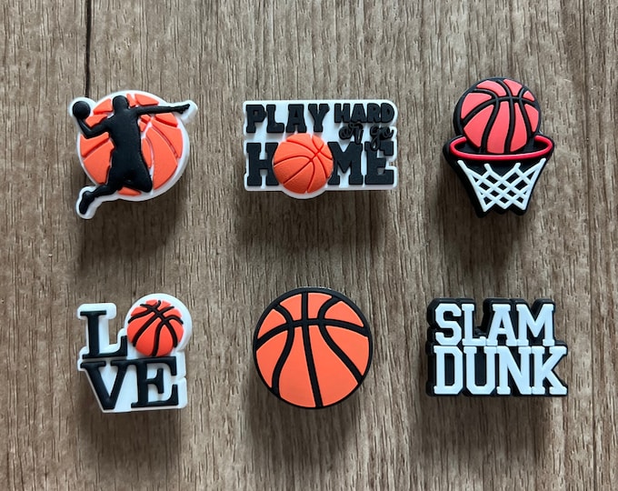 Basketball Shoe Charm - Sports Shoe Charm -  Ball Shoe Charm - Shoe Charms for Kids - Shoe Charms for Teens - Gift for teens - Gift for Kids