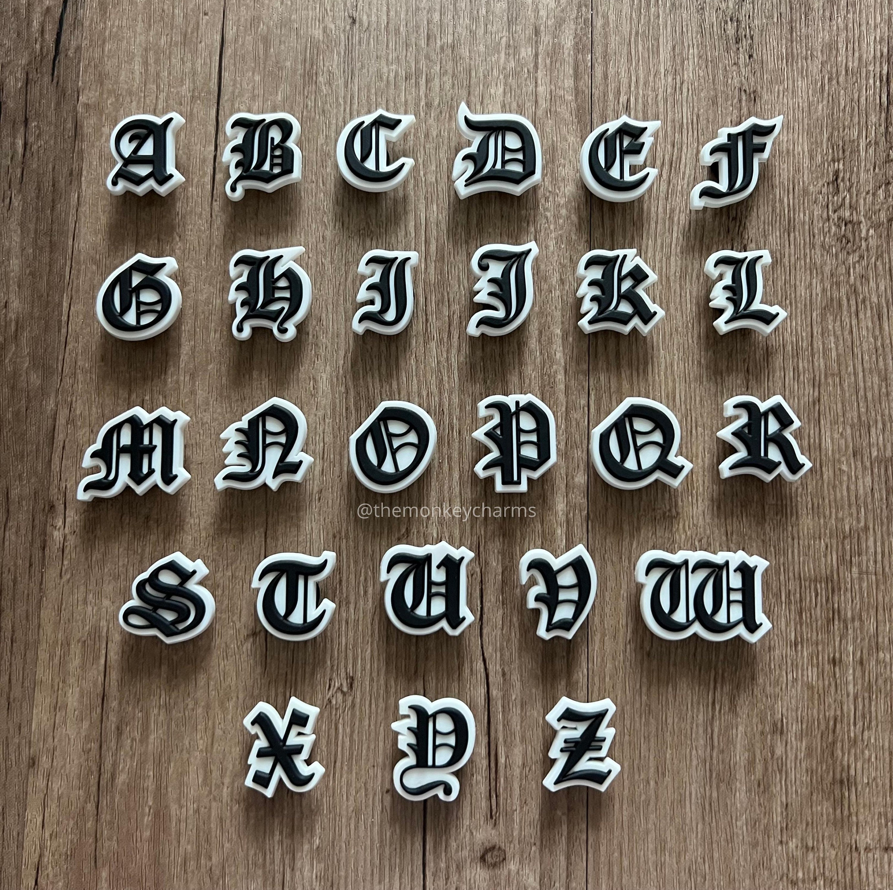 Letters Numbers Jibbitz Croc Shoe Charms