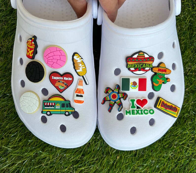 Mexican Croc Charms Mexico Croc Charm Latino Shoe Charms Etsy