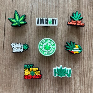 Custom Cannabis Crocs Charms - Unique Dispensary Merchandise in