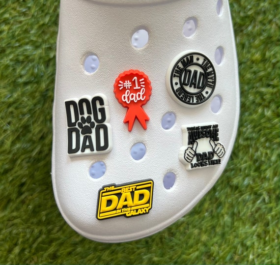 Best Dad Croc Charm Awesome Dad Shoe Charms Croc Charms for Dad