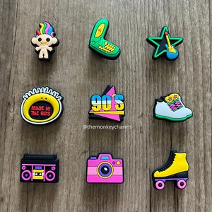 90s baby Croc Charms - Made in the 90s Shoe Clips - Retro Croc Charm - Cute Shoe Charm - Crocs Accessories