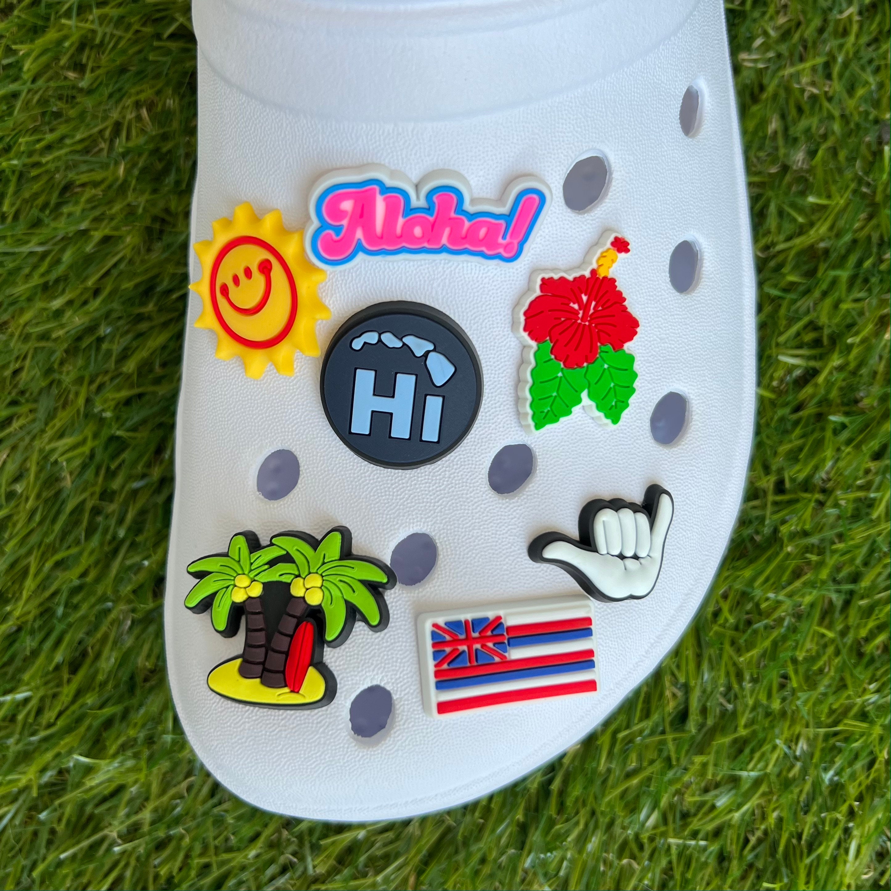 Hawaii Croc Charms Aloha Shoe Charm Shaka Shoe Pins for Etsy