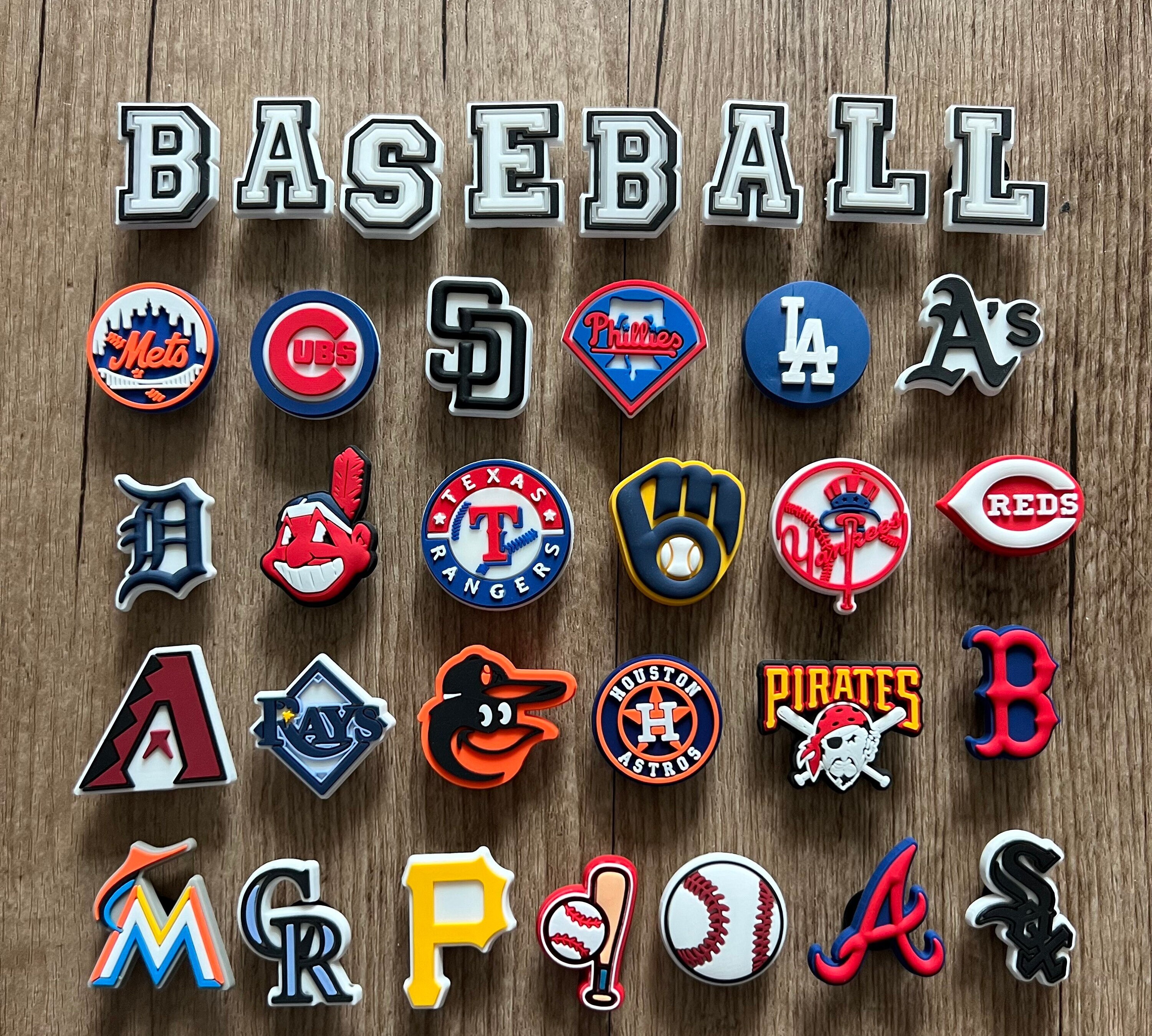 Mlb croc charms Clearance