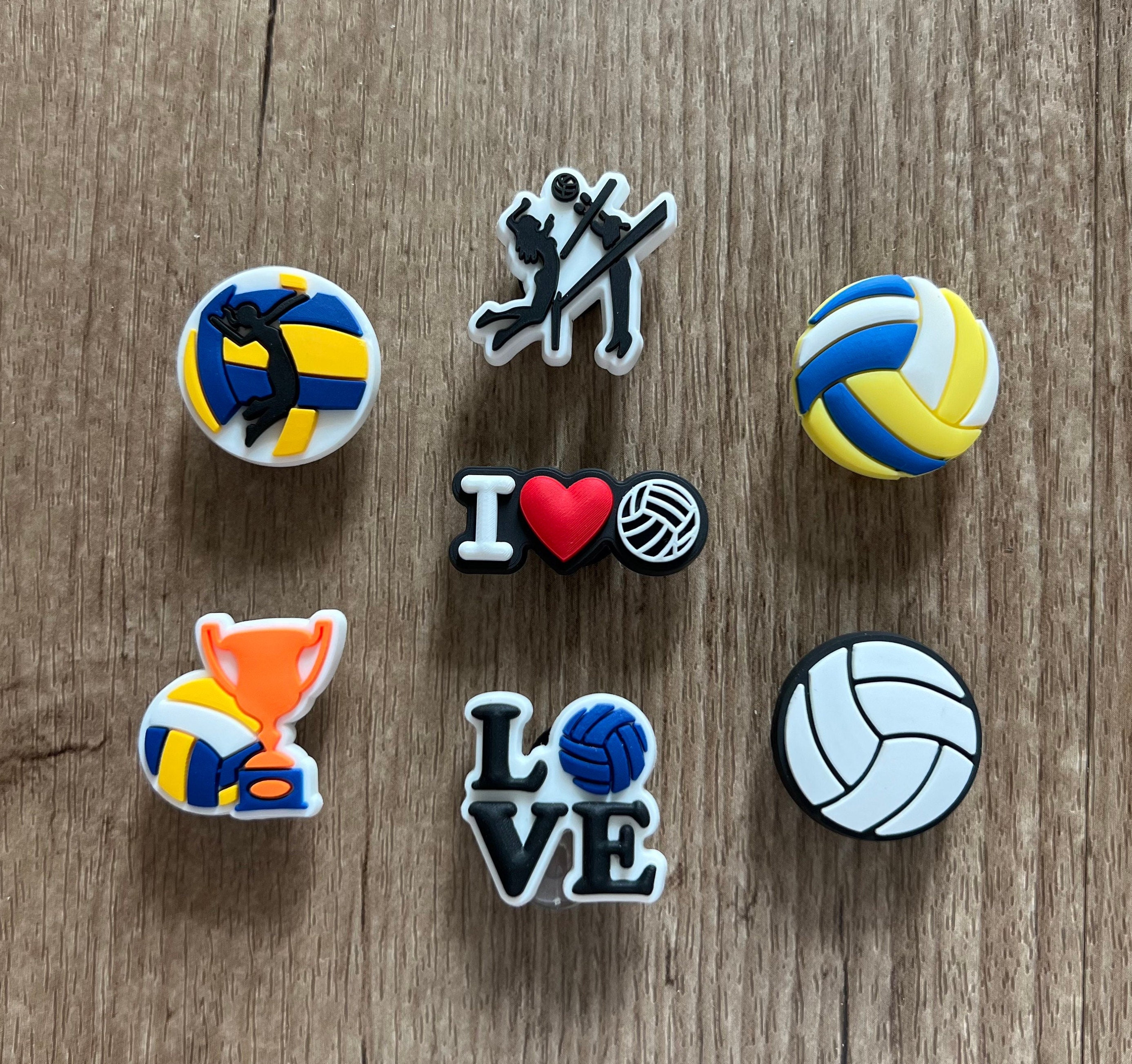 Volleyball Shoe Charm Sports Shoe Charm Ball Shoe Charm Shoe