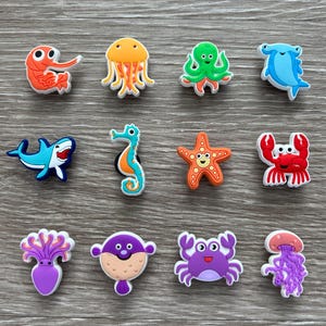 Sea Creature Shoe Charms - Starfish Shoe Charms - Crab Shoe Charm - Octopus Shoe Charm - Shoe Charms for Kids - Gift for kids