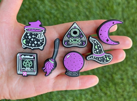 Witch Shoe Charm - Spooky Shoe Charms - Cute Shoe Charms - Witch Shoe Charm - Halloween Shoe Charms - Witch Essentials - Original Design