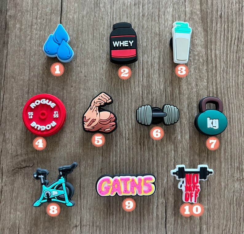 Gym Shoe Charms