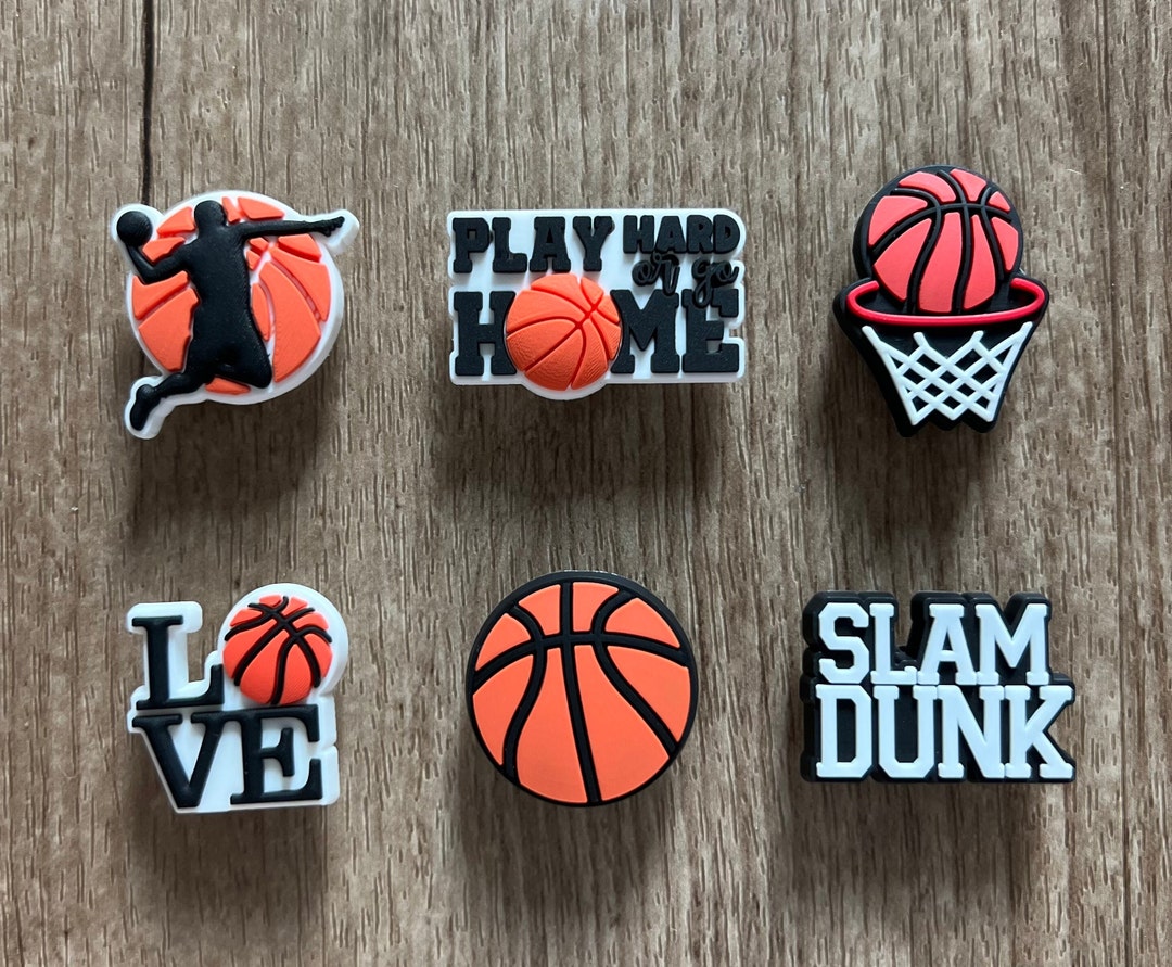 Basketball Croc Charm Sports Shoe Charm Ball Shoe Charm Shoe Charms for