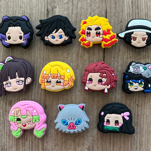 Anime Croc Charms 8PCS Jujutsù Shoes Charm for Crocs PVC Shoe Etsy