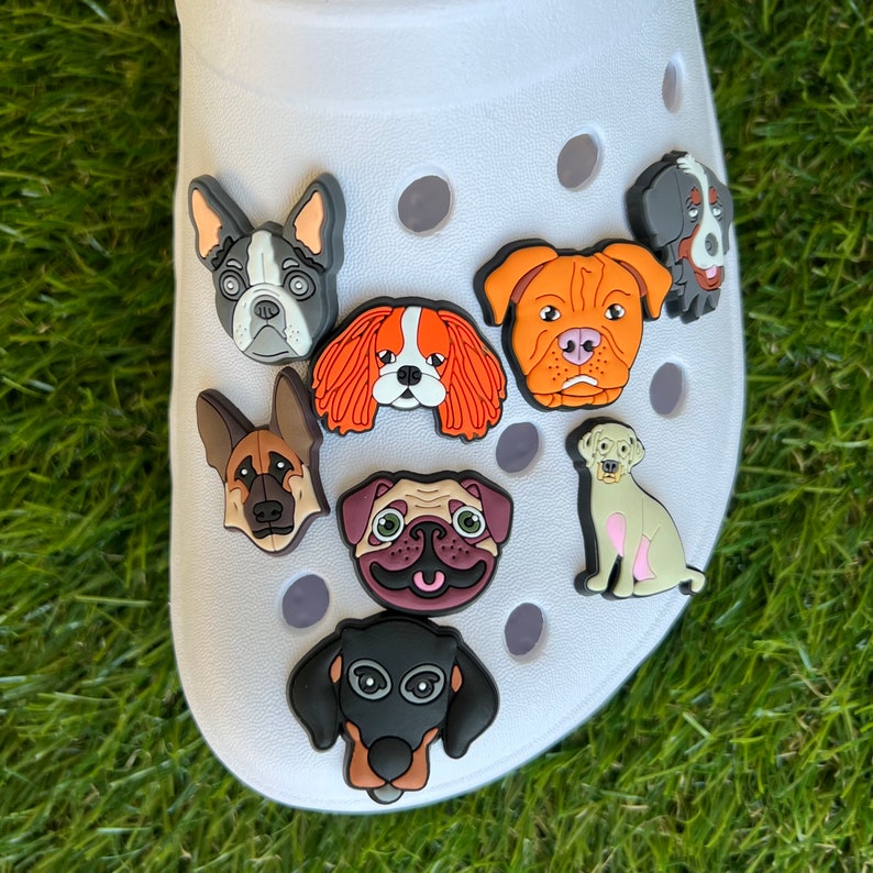 Dog Croc Charm Shoe Charms for Dog Lovers Cute Dogs Croc Etsy