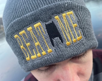 Heartbeat of A Gamer Winter Beanie Hat Knit Skull Cap for Men & Women