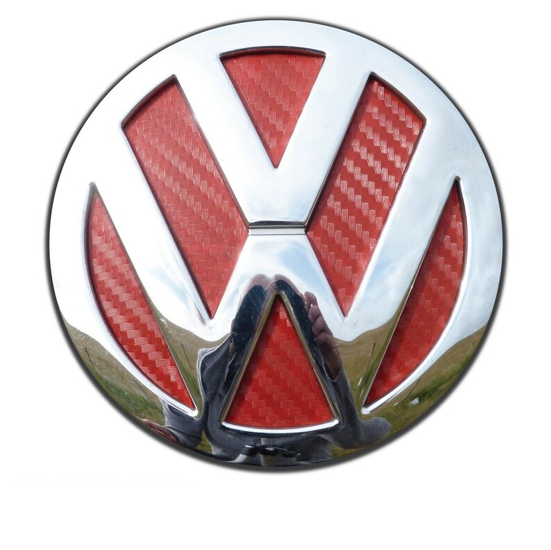 Vw Golf Mk4 Red Carbon Fibre Rear Badge Inserts. Gti R32 Tdi Etsy