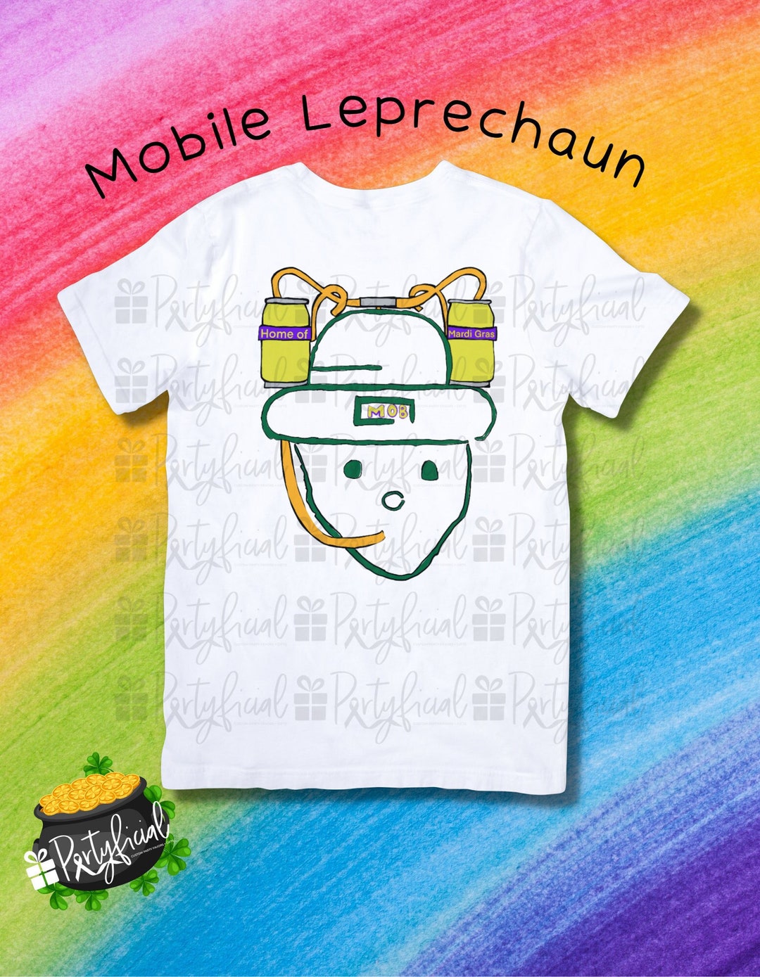 Mobile Leprechaun PNG SVG and JPG Etsy