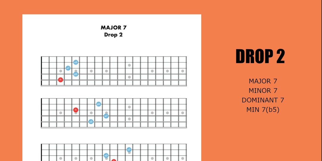 Drop 2 Chords. Instant Download Etsy