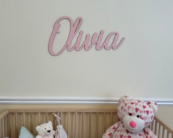 Personalized Door Wall Name Sign, Kids Name Sign, Nursery Plaque, Baby Name Sign, Wooden Birth Announcements, Newborn Gift, Kids Bedroom