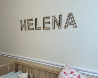 Personalized Door Wall Name Sign, Name Sign, Nursery Plaque, Baby Name Sign, Wooden Birth Announcements, Newborn Gift, Kids Bedroom