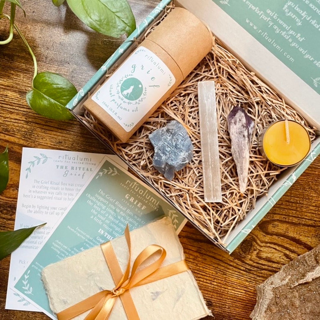 Grief Ritual Box, Grief Care Package, Sympathy Gift Box, Altar Kit