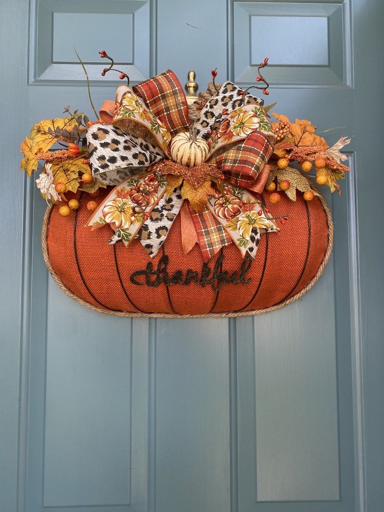 Pumpkin Wire Wreath Frame