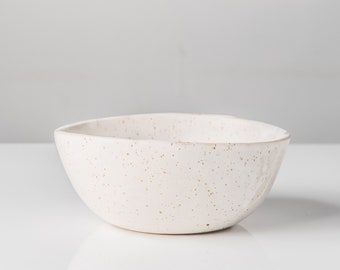 Speckled cereal bowl