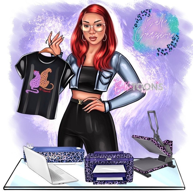 Custom Portrait Logo, Cartoon Logo Portrait, Cricut, Business Logo