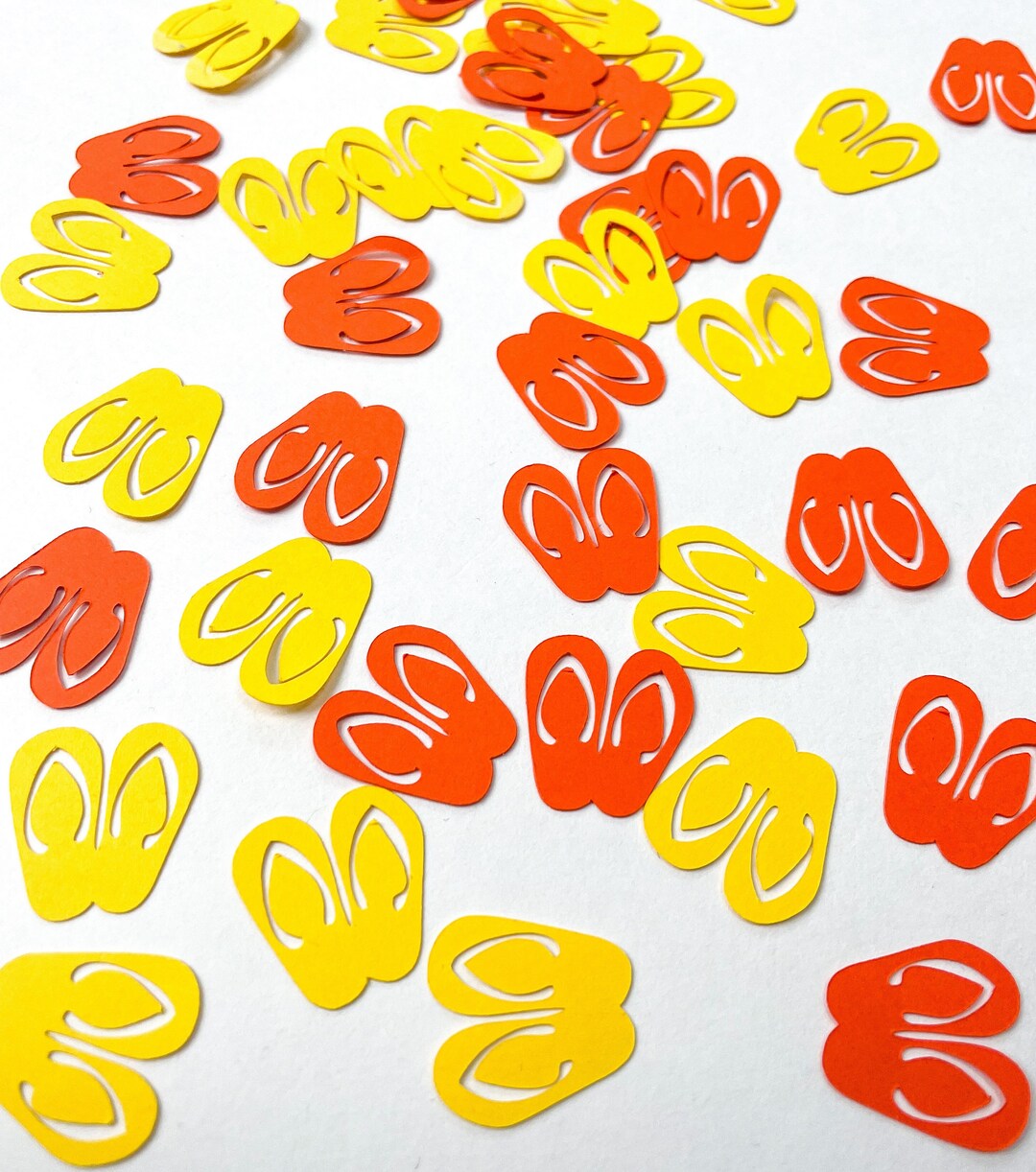 Confetti Flip Flops 150 Pieces Summer Theme Beach Party Pool Shower Mini Table Decorations