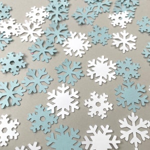 Confetti- Snowflakes- 155 pieces | Christmas Theme | Winter Party | ONEderland Decorations | Mini Table Decor | Creative Event Supplies