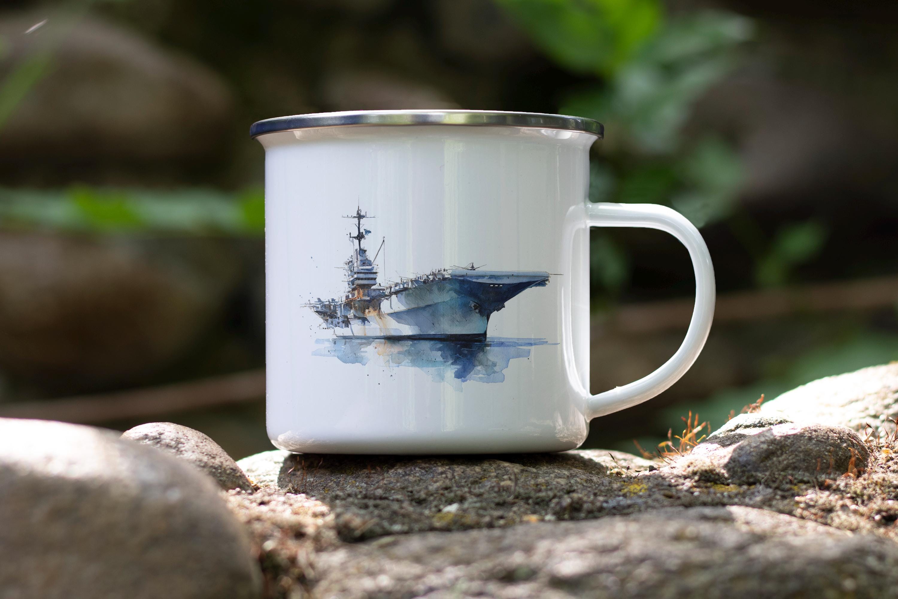 Us Navy Coffee Cup Vintage - Etsy