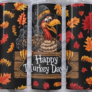 Thanksgiving Turkey Tumbler: Personalized Holiday Drinkware