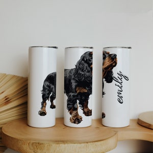 Personalized Cocker Spaniel Tumbler: Dog Lover Gift