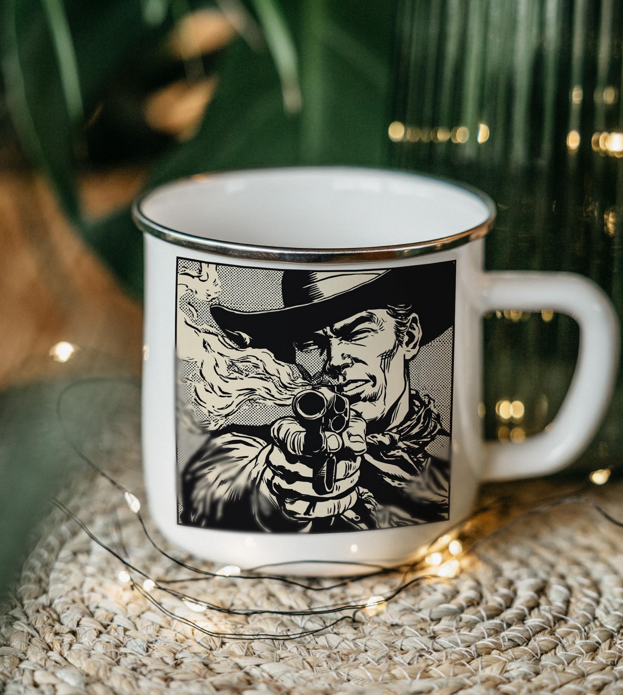 20 ounce dc coffee mug DC Batman Collage Camper Mug | Holds 20 Ounces main image 0