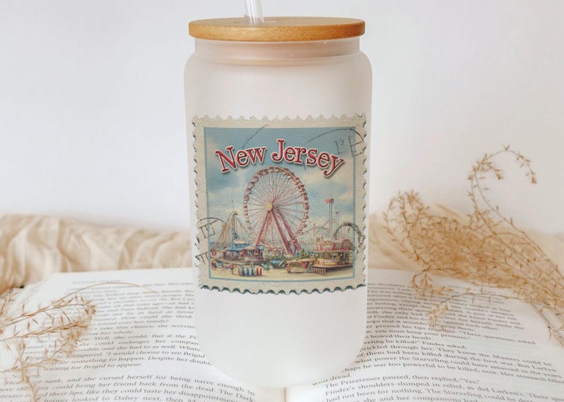 a book with a picture of a ferris wheel on it