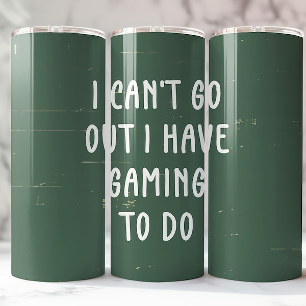 Personalized Gaming Tumbler, Metal Gamer Cup, Custom Gaming Gift, Gamer Drinkware, Gaming Accessories