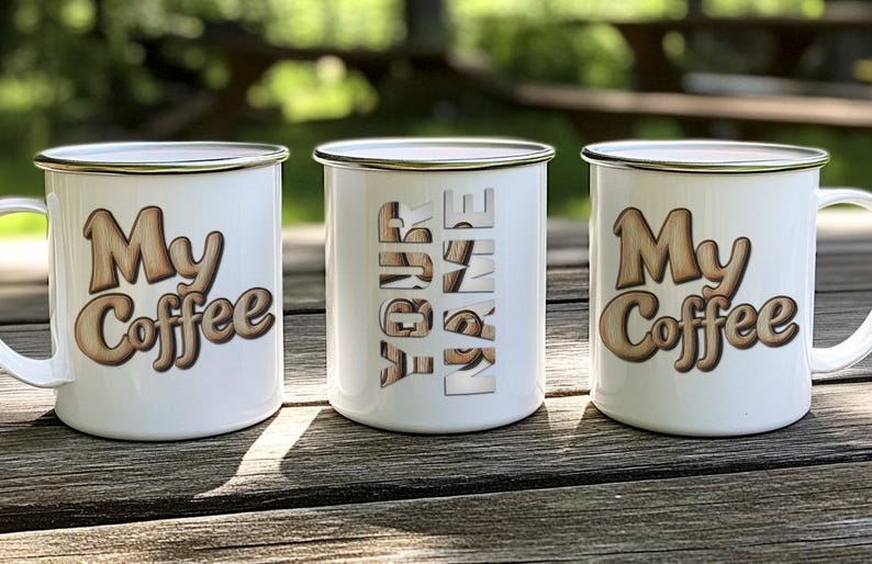 SaddleUpAnyway Enamel Camping Mug - Thumbnail 2
