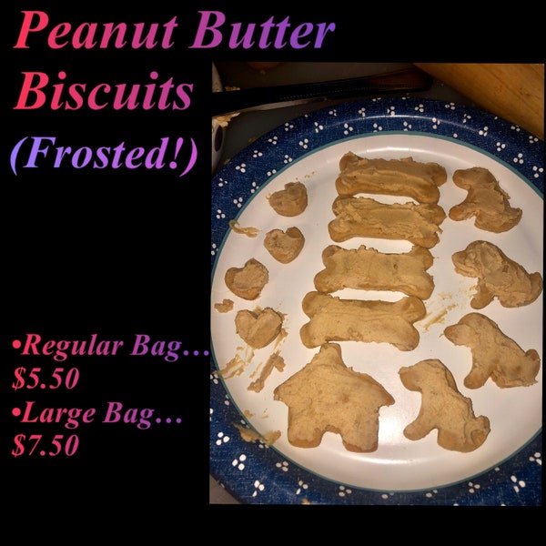 Peanut Butter Biscuits (Frosted)