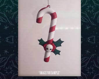 Creepmas Hand-painted Ornaments for xmas tree | Alternative decor christmas original designs