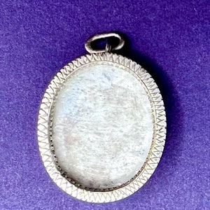 Antique Silver Late 1890s French Reliquary Pendant