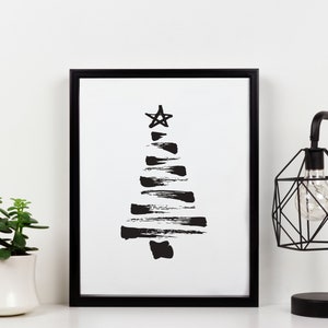 Christmas Tree Print, Digital Print, Instant Download, Christmas Print, Print, Christmas Poster