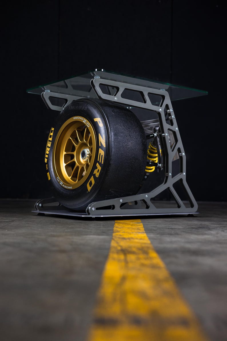 Formulas Car Wheel Coffee Table Made of Formula Car Wheel - Etsy