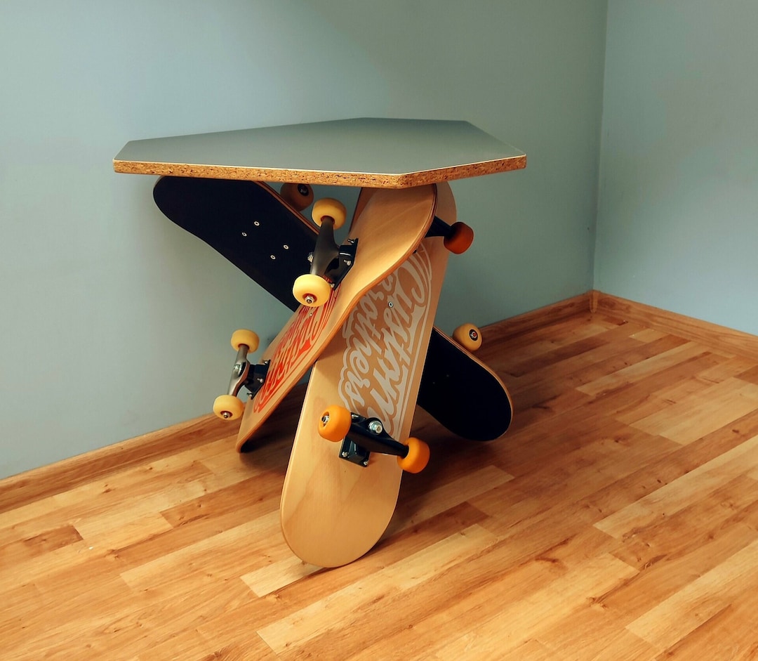 Skateboard Coffee Table, Go Skate or Go Home - Etsy Denmark