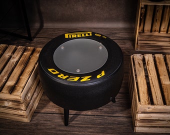 Coffee table slick tires, nascar, drag rac