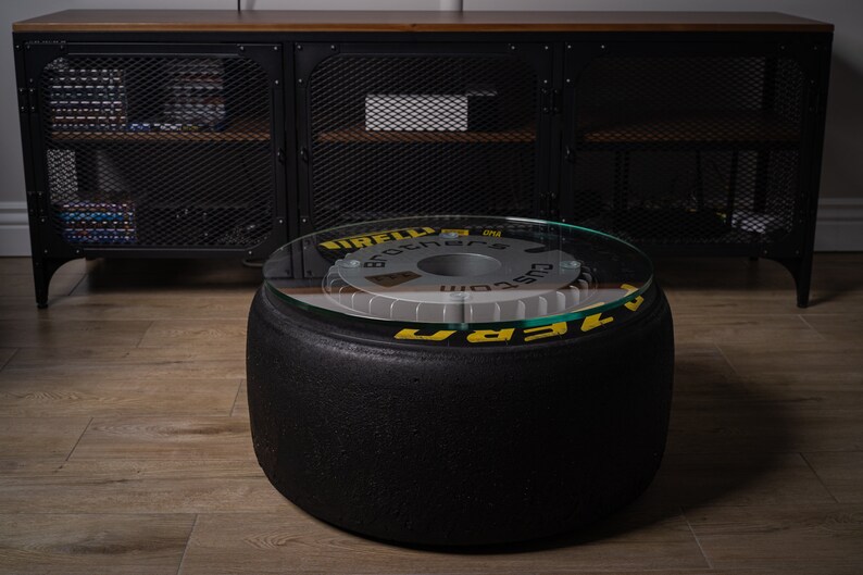Coffee Table With Rims Slick Tires Nascar Drag Race Etsy
