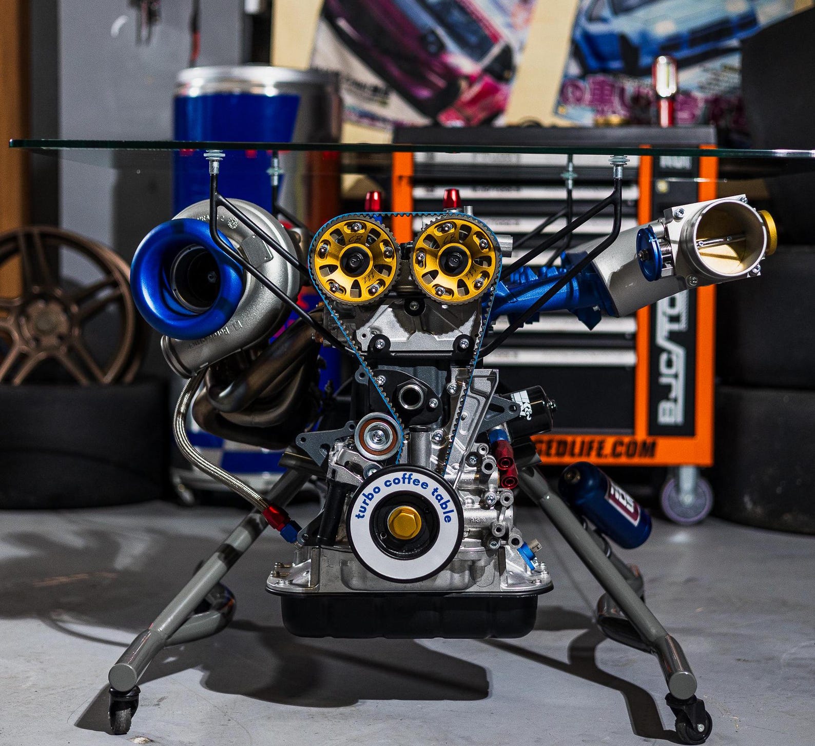Turbo Racing Table Engine Turbo Table Toyota 2JZ - Etsy