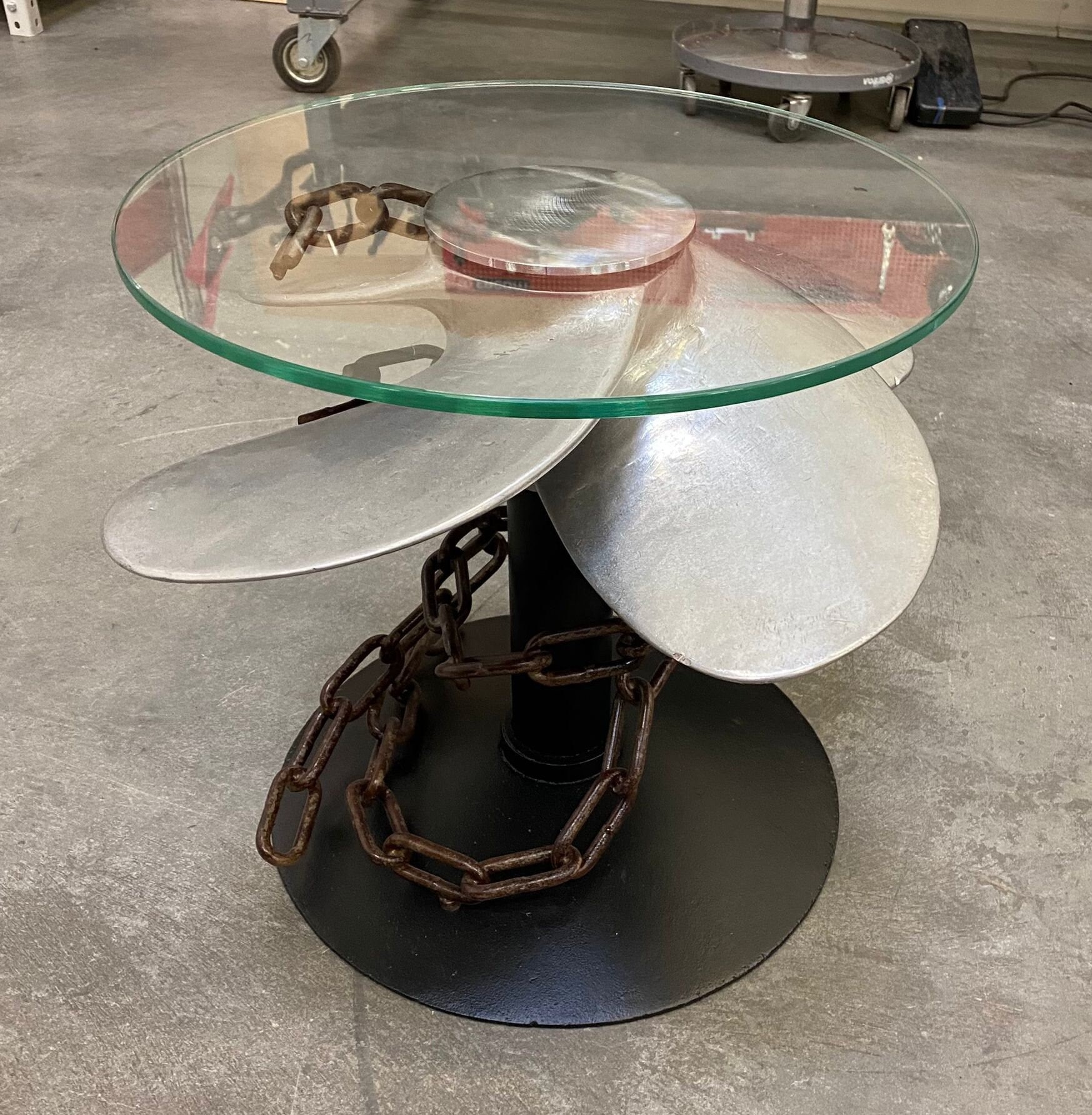 Propeller coffee table discount