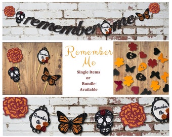 Remember Me Day of the Dead Party Decor - Cupcake Topper (12)